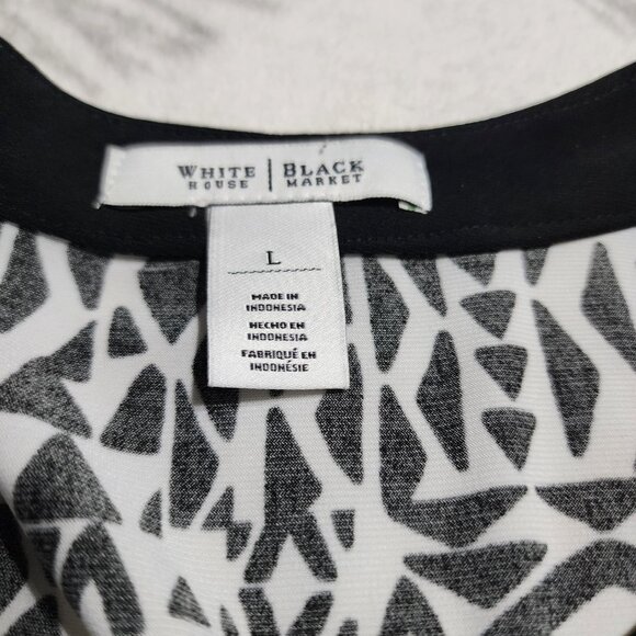 White House Black Market Sz L Casual Shift Dresss - Picture 2 of 4